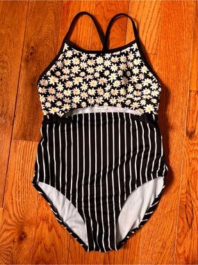 Art Class Girls One-Piece Cutout Swimsuit